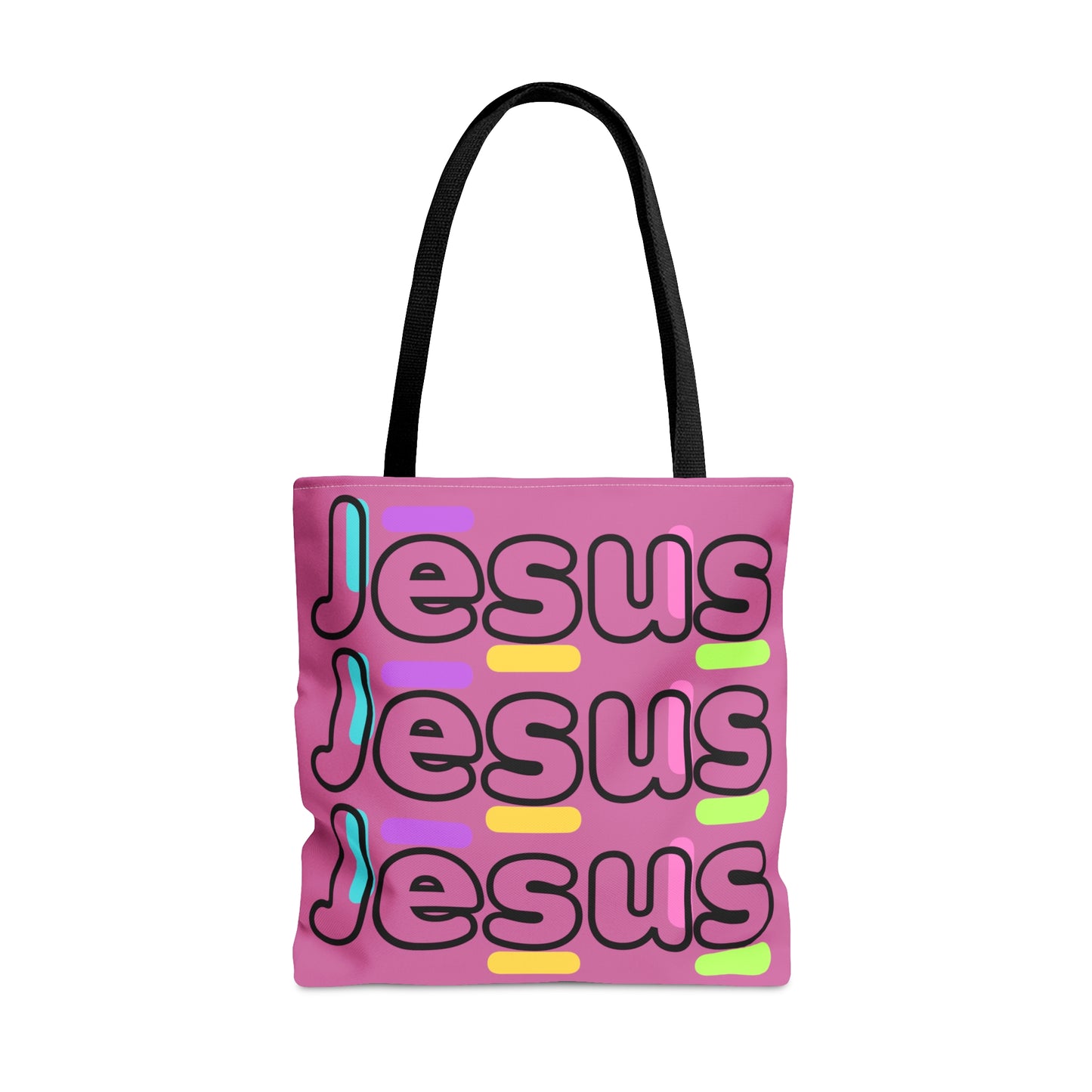 Jesus Confetti Pink Tote Bag