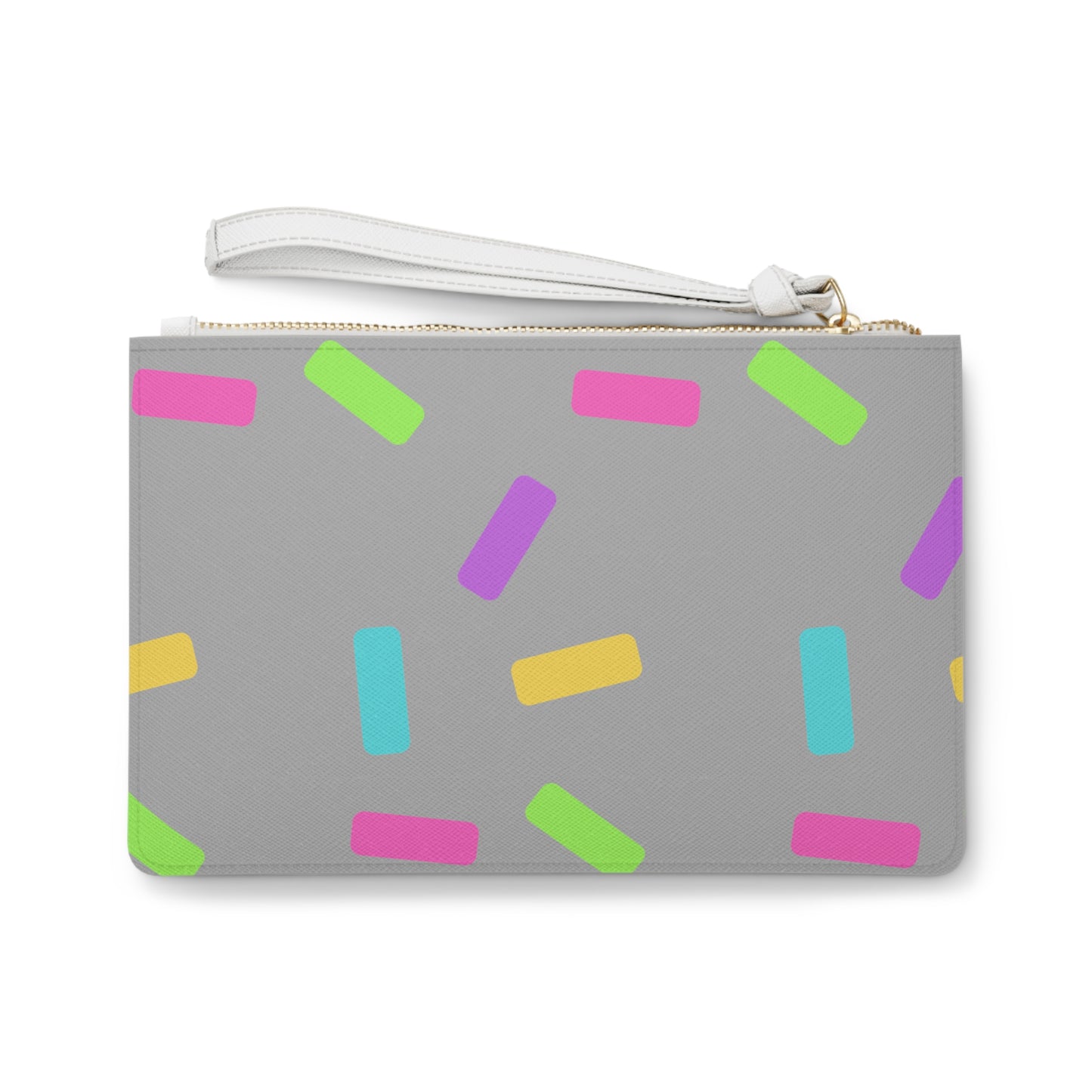 Jesus Confetti Grey Clutch Bag