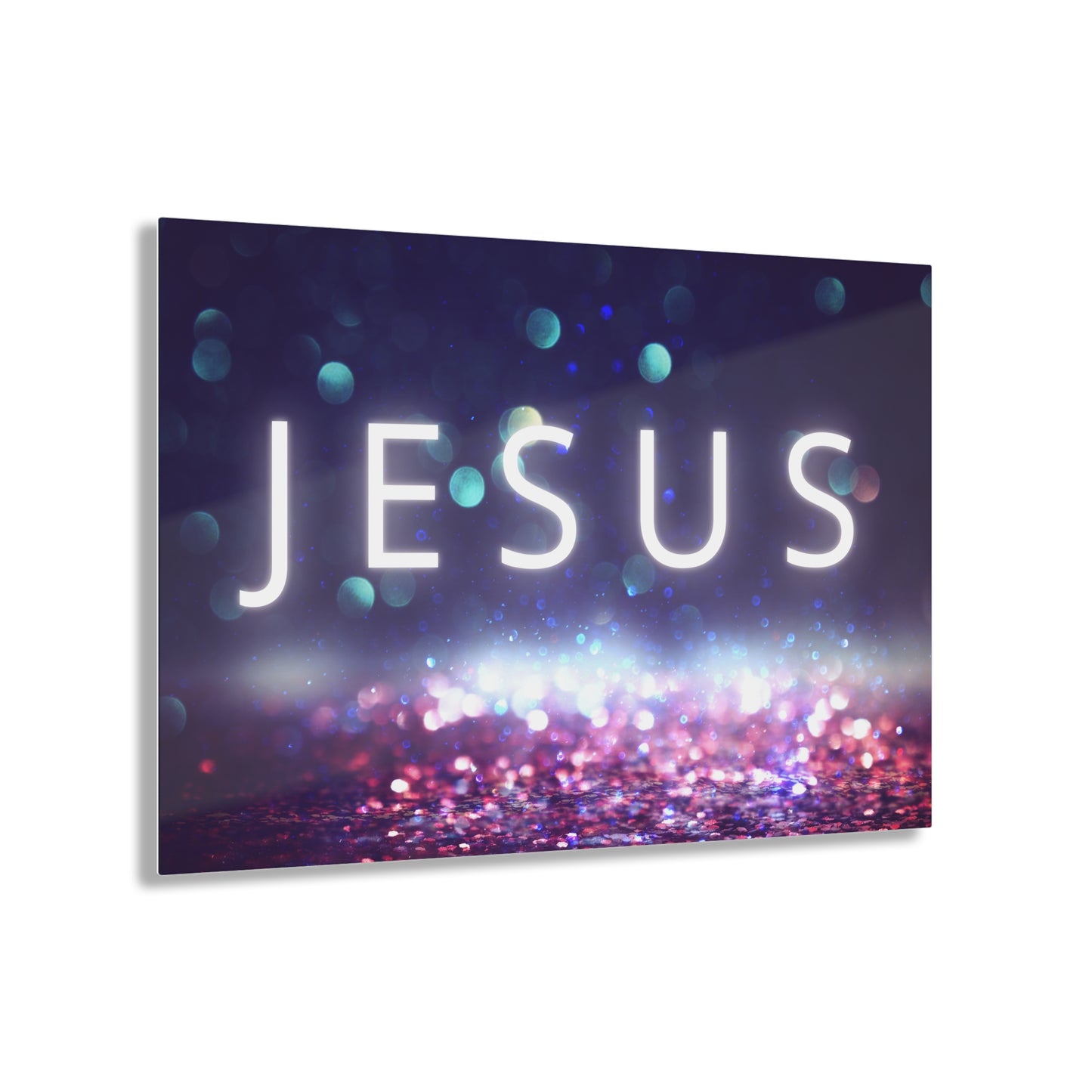 Jesus Raindrop Acrylic Wall Art