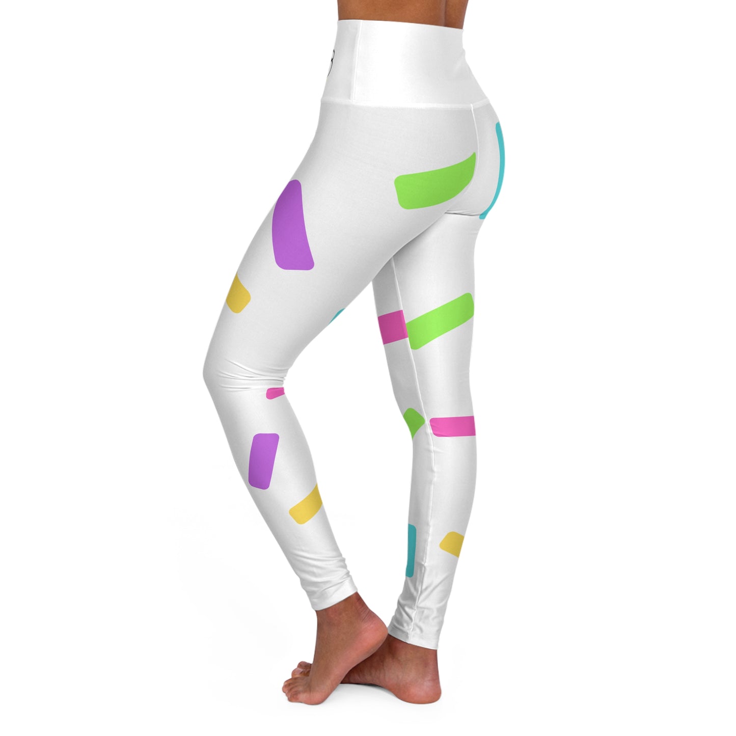 Jesus Confetti High Waisted Yoga Leggings