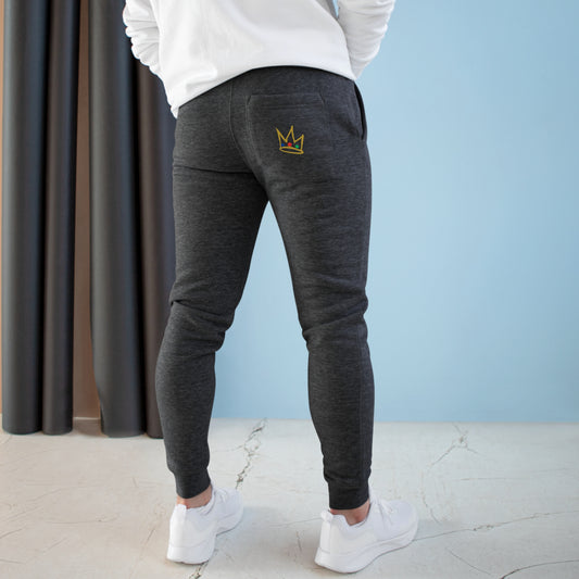 Crown Jesus Mens Fleece Joggers