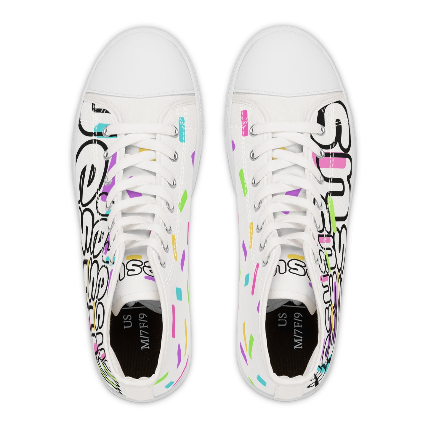 Jesus Confetti Women's High Top Sneakers