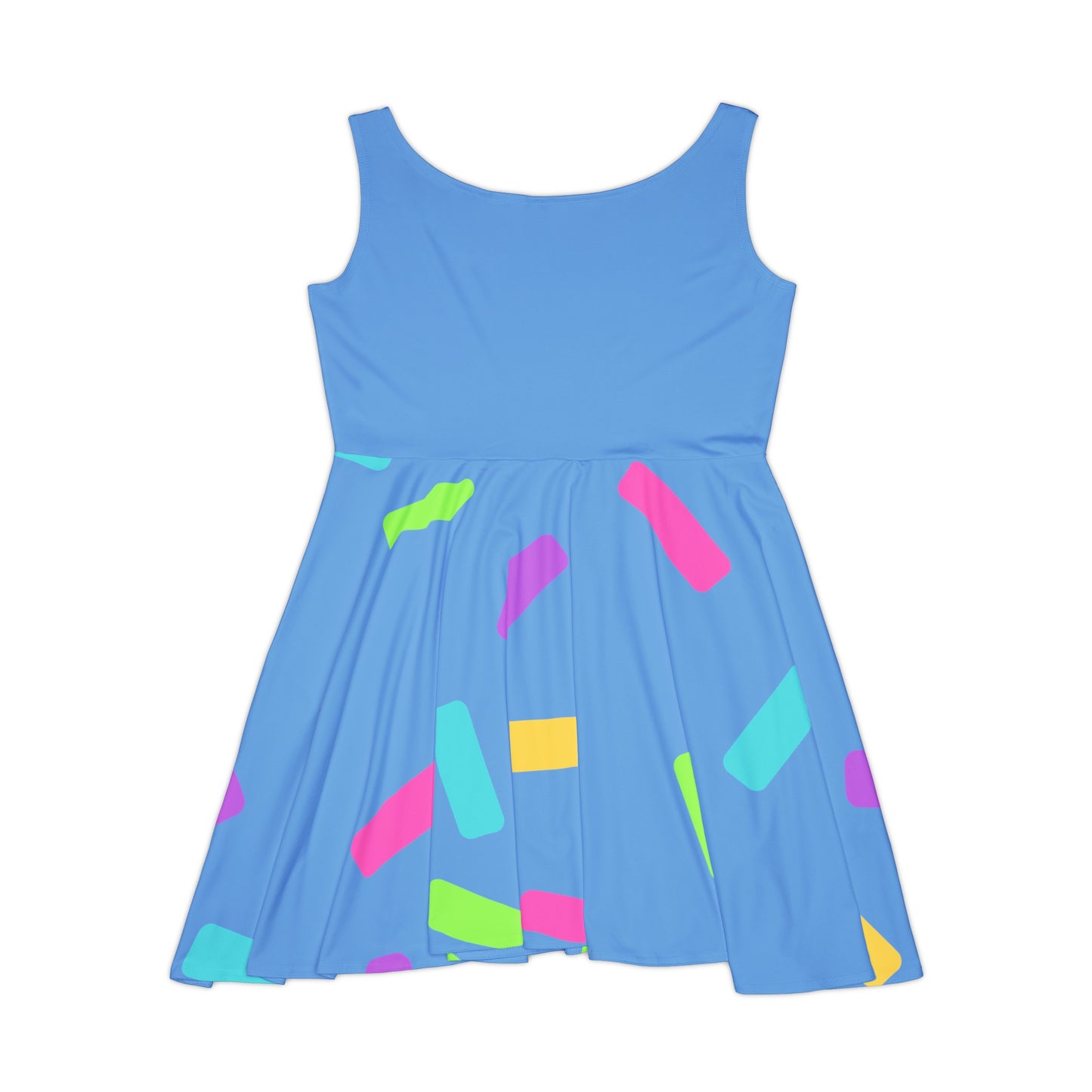 Jesus Confetti Blue Skater Dress