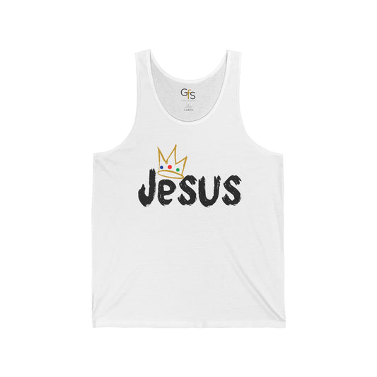 Crown Jesus Men Jersey Tank