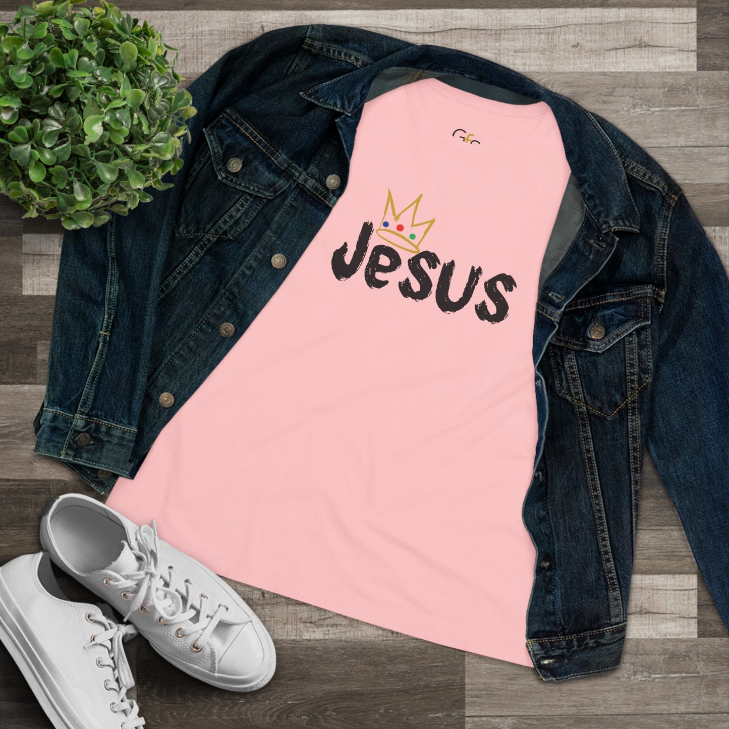 Crown Jesus Womens Shirt