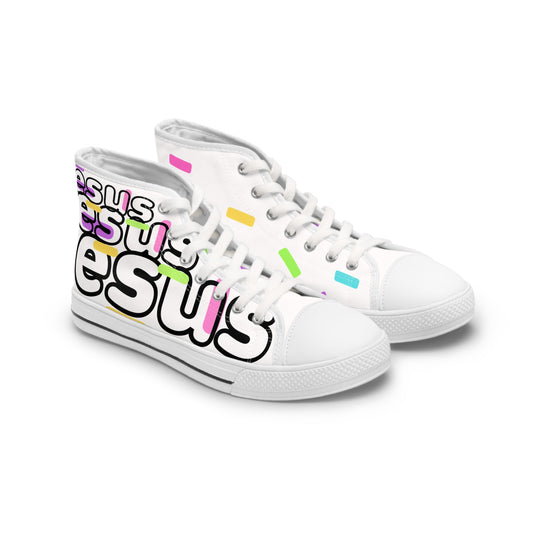 Jesus Confetti Women's High Top Sneakers