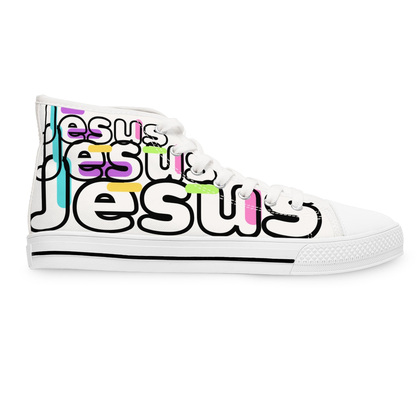 Jesus Confetti Women's High Top Sneakers