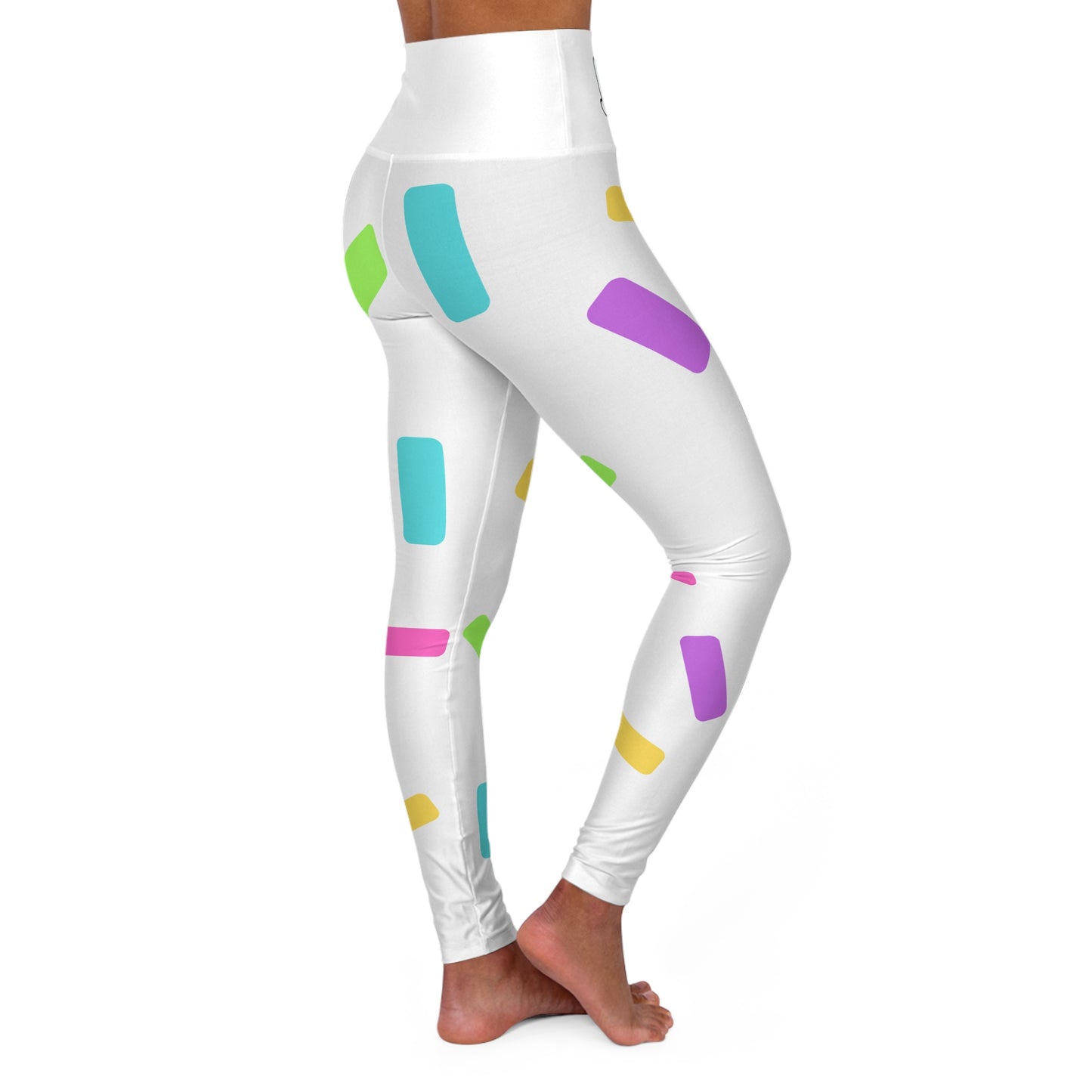 Jesus Confetti High Waisted Yoga Leggings