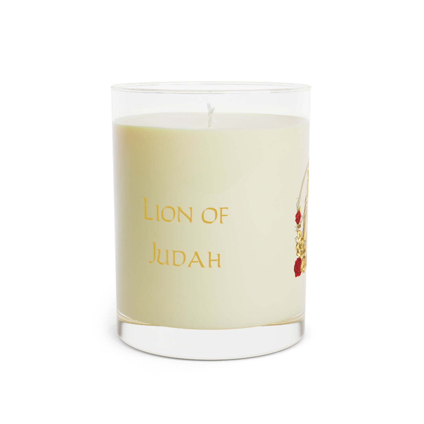 Lion Of Judah Scented Candle - Full Glass, 11oz