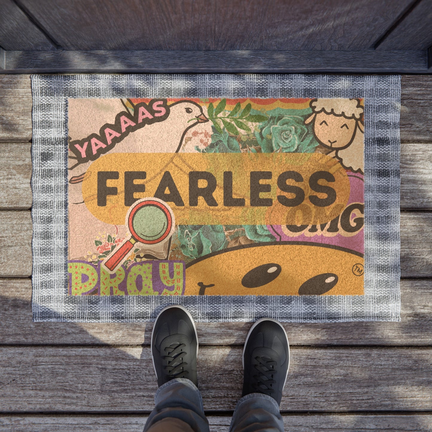 Fearless Jesus Doormat