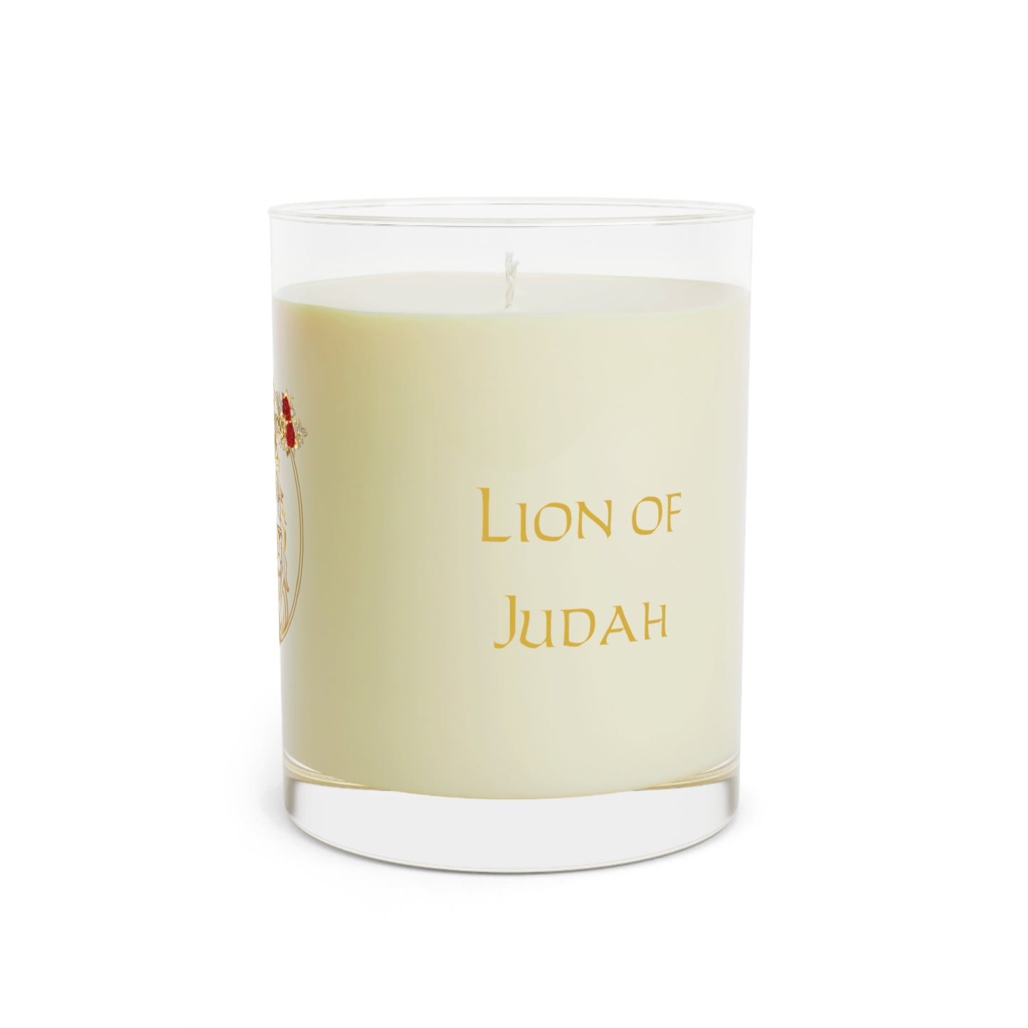 Lion Of Judah Scented Candle - Full Glass, 11oz