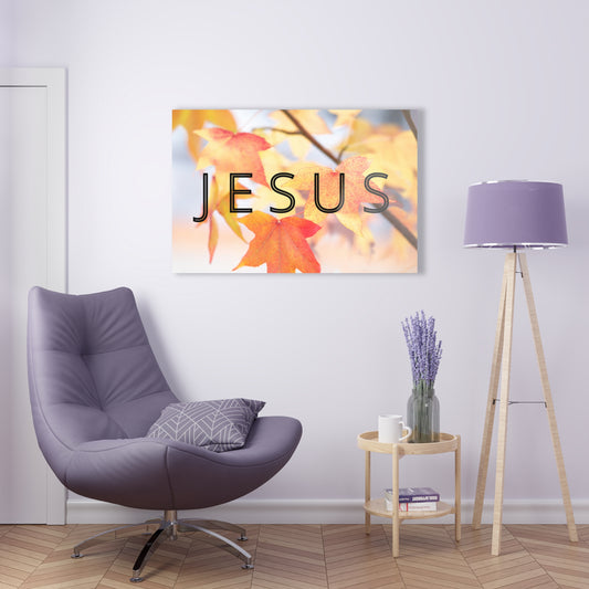 Jesus Maple Forest Acrylic Wall Art