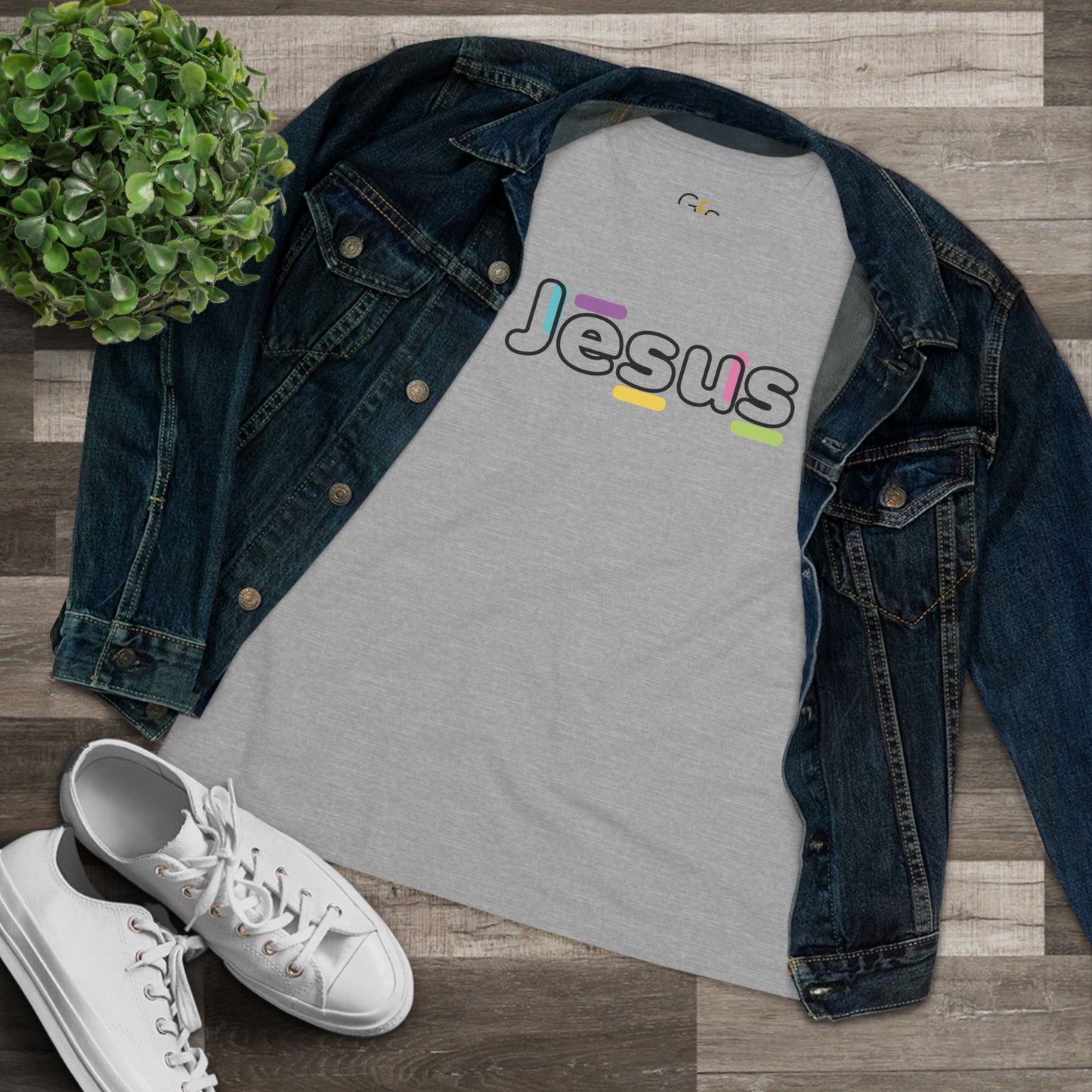 Jesus Confetti Womens Shirt