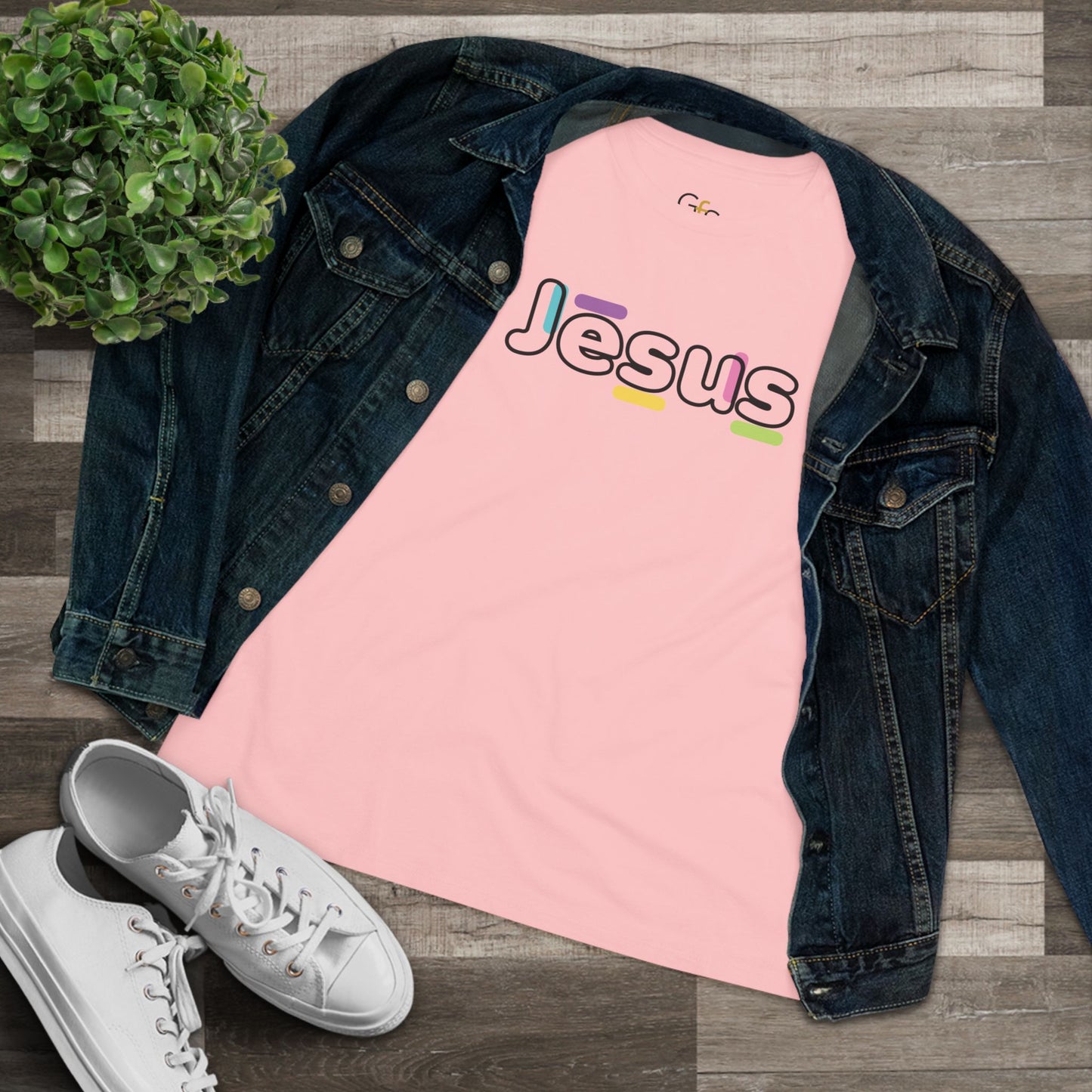 Jesus Confetti Womens Shirt