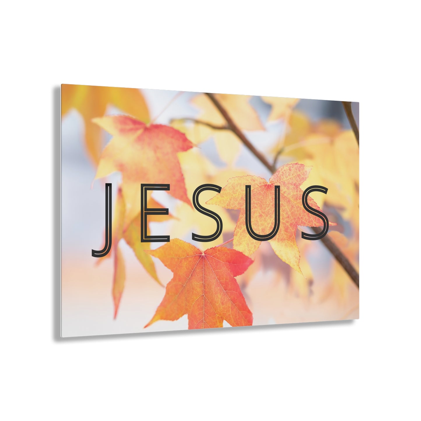 Jesus Maple Forest Acrylic Wall Art