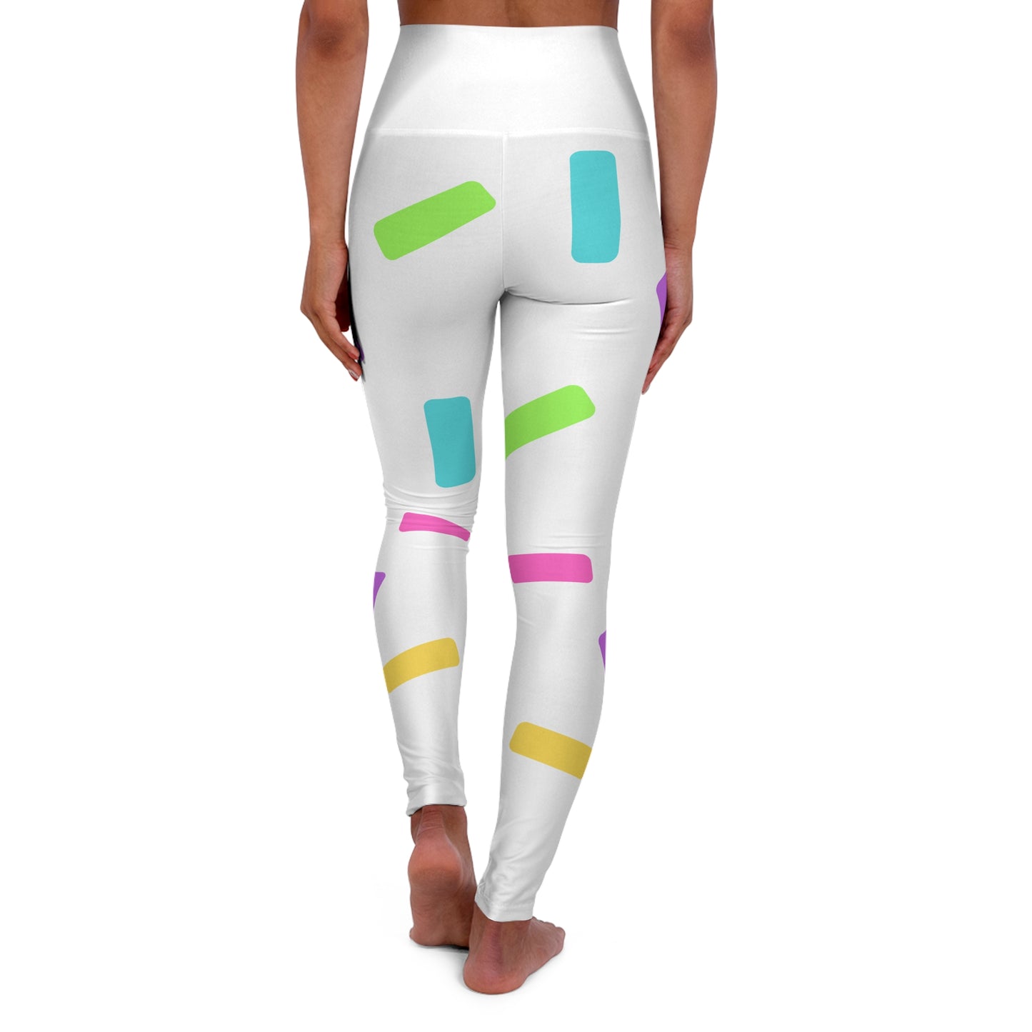 Jesus Confetti High Waisted Yoga Leggings