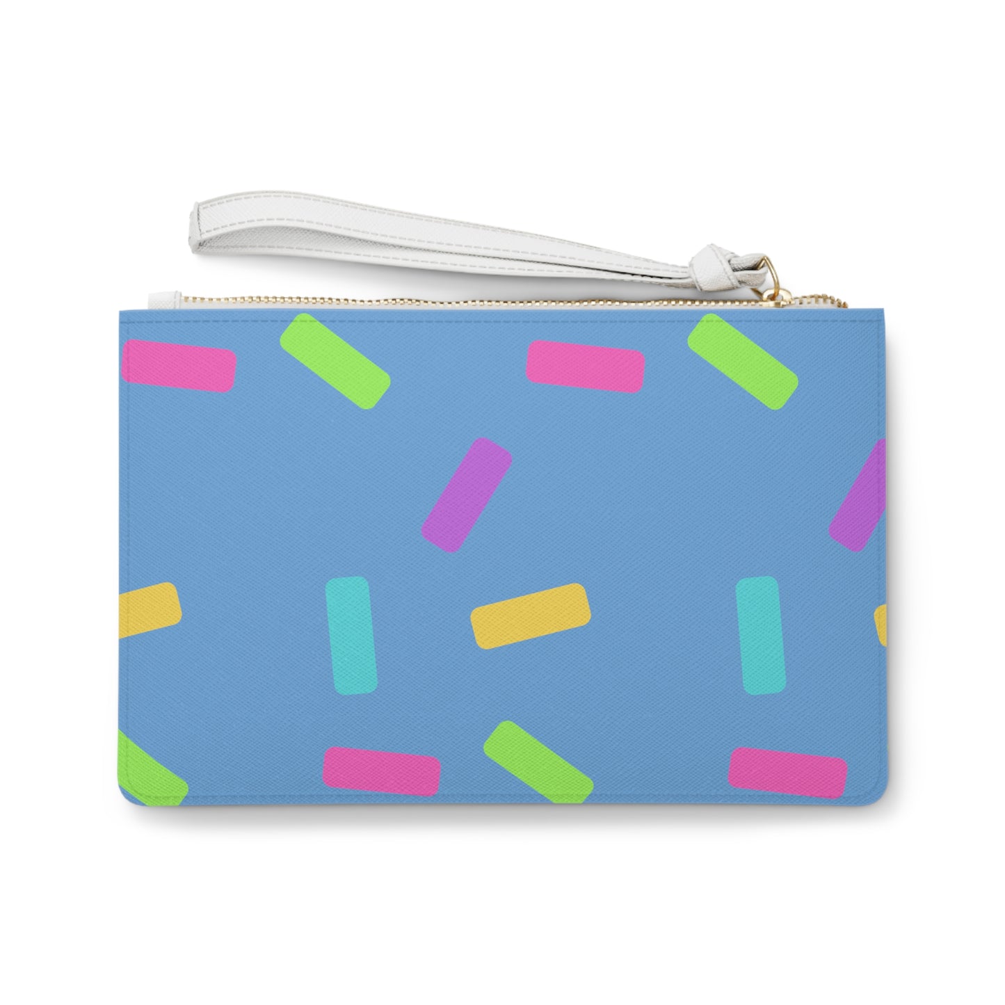 Jesus Confetti Blue Clutch Bag