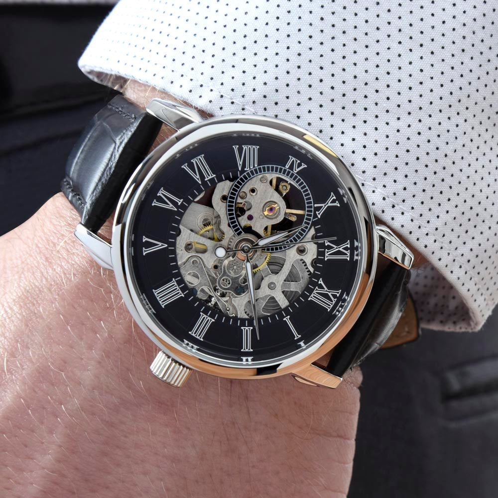 Luxury Open Mechanism Watch