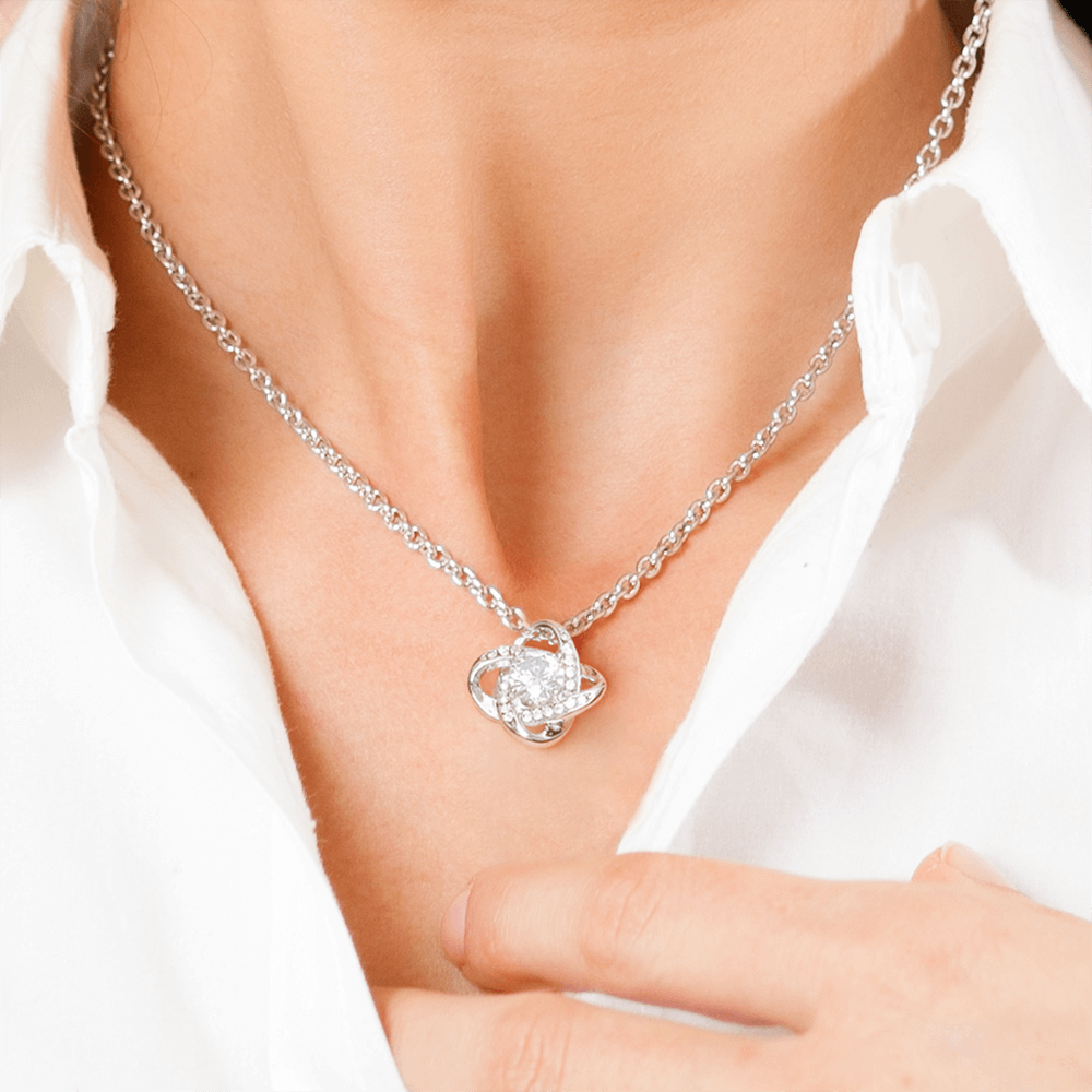 Elegant Love Knot Necklace